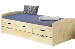 Letto matrimoniale Herten, Sommier per camera da letto, Giroletto per stanza, Struttura porta materasso, 98x205 h63 cm,<Dmora New