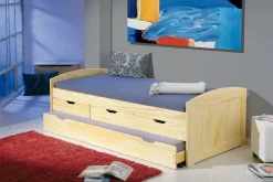 Letto matrimoniale Herten, Sommier per camera da letto, Giroletto per stanza, Struttura porta materasso, 98x205 h63 cm,<Dmora Discount