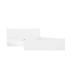 Letto matrimoniale Kaitak, 166x207 h80 cm, Bianco<Dmora Sale