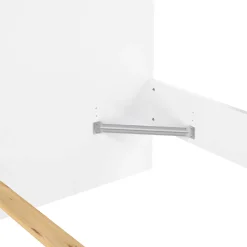 Letto matrimoniale Kaitak, 166x207 h80 cm, Bianco<Dmora Sale