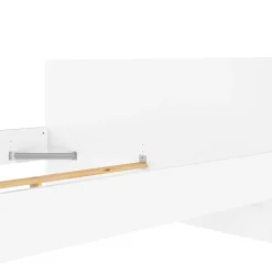 Letto matrimoniale Kaitak, 166x207 h80 cm, Bianco<Dmora Sale