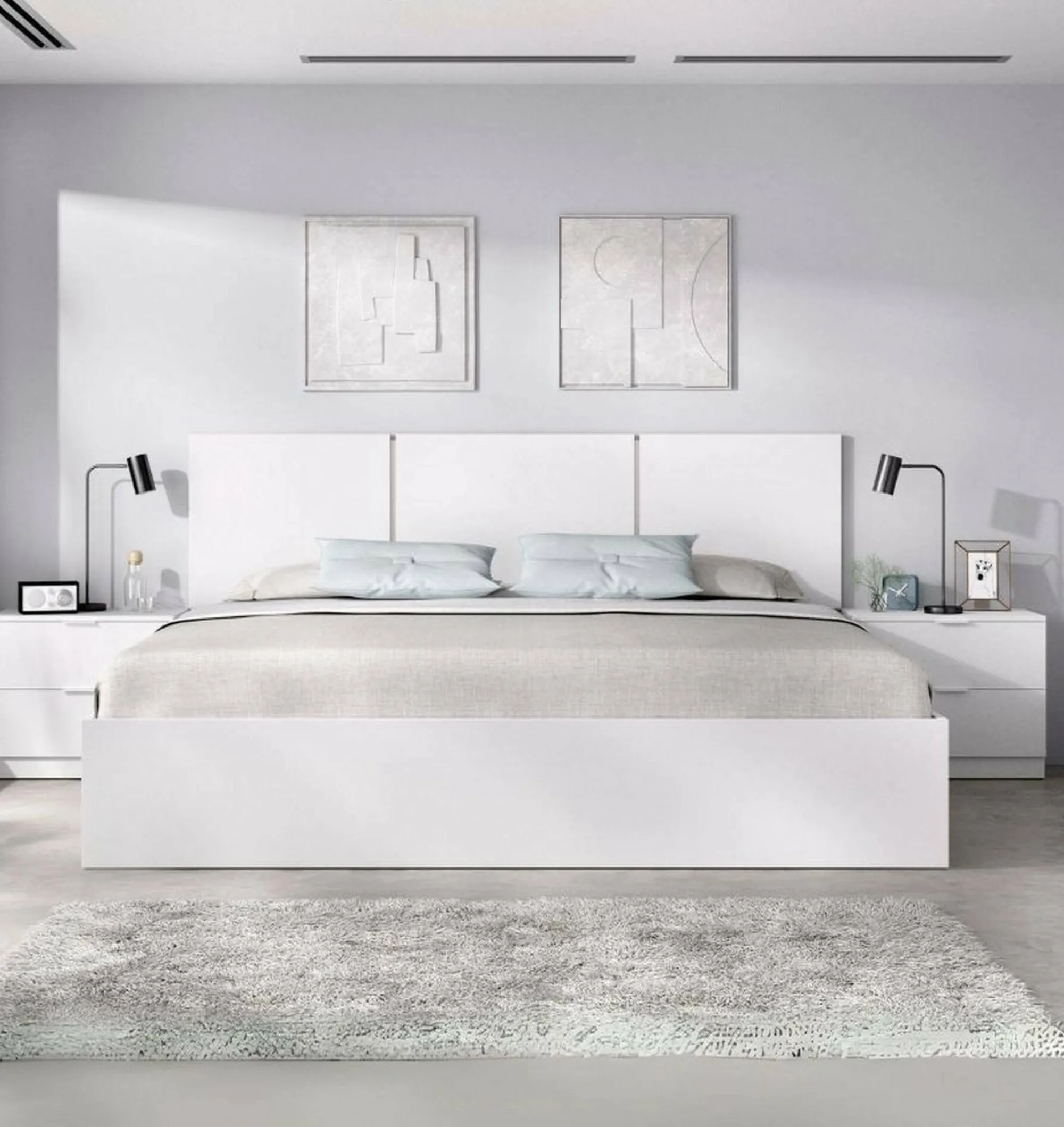 Letto matrimoniale Marika, 267x205 h96 cm,<Dmora Cheap