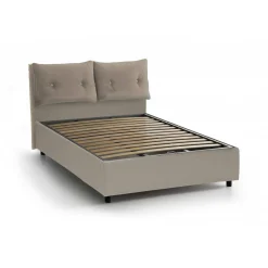 Letto matrimoniale Mercede, adatto per materasso Cm 160x190,<Dmora Best