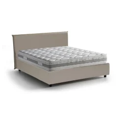Letto matrimoniale Nessuna, con materasso Cm 160x190 incluso,<Dmora Fashion