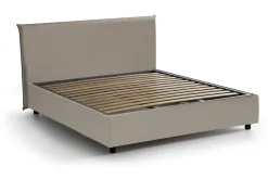 Letto matrimoniale Nessuna, con materasso Cm 160x190 incluso,<Dmora Fashion