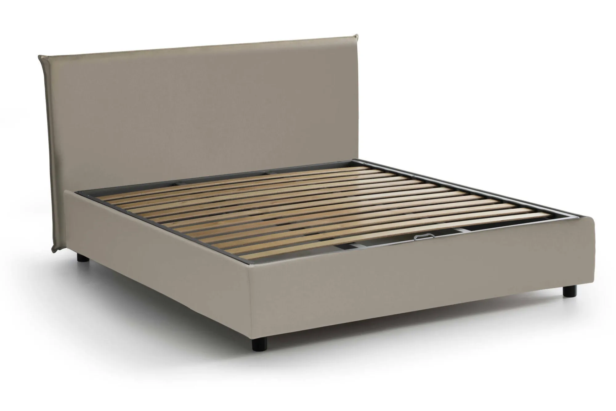 Letto matrimoniale Nessuna, con materasso Cm 160x190 incluso,<Dmora Fashion