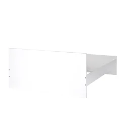 Letto matrimoniale Nilofar, 166x207 h80 cm, Bianco<Dmora Fashion