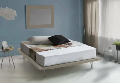 Letto matrimoniale Pietersite, adatto per materasso Cm 160x200,<Dmora Cheap