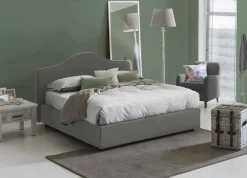 Letto matrimoniale Verdite, con materasso Cm 160x200 incluso,<Dmora Clearance