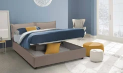 Letto matrimoniale Viburno, adatto per materasso Cm 160x190,<Dmora Outlet