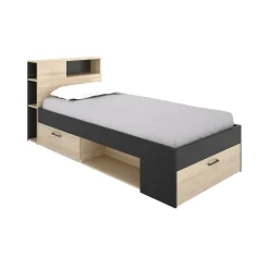 Letto per bambini Adrielle, 218x99h96 cm, Rovere e Antracite<Dmora Online