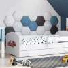 Letto per bambini Crising, 77x144 h56 cm, con macchina<Dmora Fashion
