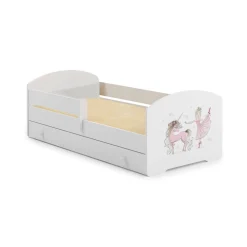 Letto per bambini Crising, 77x144 h56 cm, con unicorno<Dmora Shop
