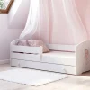 Letto per bambini Dcollin, 77x144 h56 cm, con Fatina<Dmora Clearance