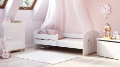 Letto per bambini Debby, 77x144 h56 cm, con unicorno<Dmora Cheap