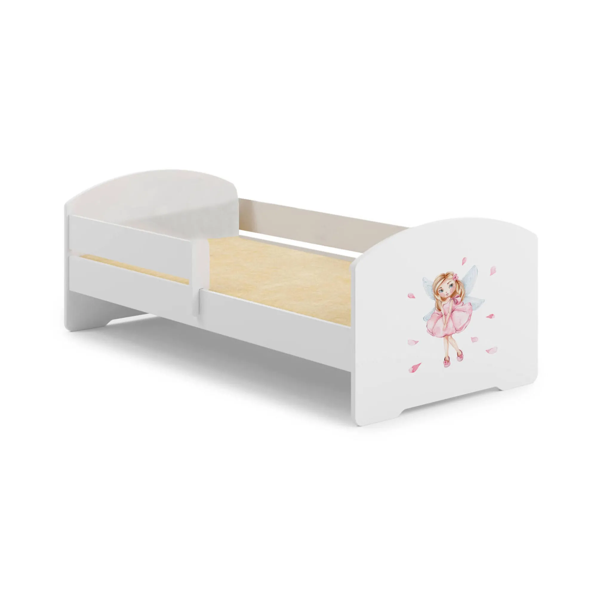 Letto per bambini Debby, 77x144 h56 cm, con Fatina<Dmora Shop