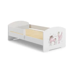 Letto per bambini Debby, 77x144 h56 cm, con unicorno<Dmora Cheap