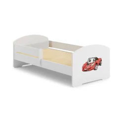 Letto per bambini Debby, 77x144 h56 cm, con macchina<Dmora Shop