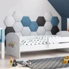 Letto per bambini Dorian, 85x164 h63 cm, con Escavatore<Dmora Shop