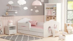Letto per bambini Dwagne, 85x164 h63 cm, con unicorno<Dmora Discount