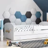 Letto per bambini Gorio, 85x164 h63 cm, con Escavatore<Dmora Sale