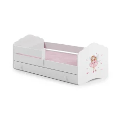 Letto per bambini Hagibis, 78x144 h65 cm, con Fatina<Dmora Flash Sale
