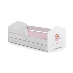 Letto per bambini Rene, 85x164 h63 cm, con fatina<Dmora Clearance