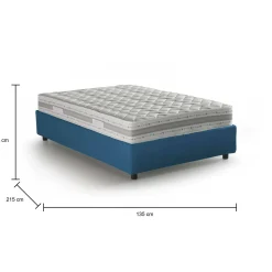 Letto piazza e mezza Abici, con materasso Cm 120x200 incluso,<Dmora Shop