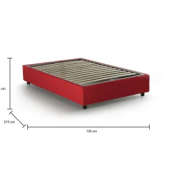 Letto piazza e mezza Abici, con materasso Cm 120x200 incluso,<Dmora Fashion