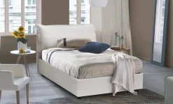 Letto piazza e mezza Aconito, con materasso Cm 120x200 incluso,<Dmora Outlet