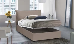 Letto piazza e mezza Aconito, con materasso Cm 120x200 incluso,<Dmora Best