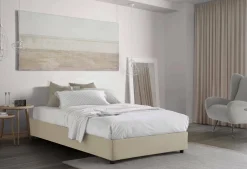 Letto piazza e mezza Aftis, con materasso Cm 120x190 incluso,<Dmora Fashion
