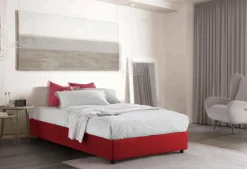 Letto piazza e mezza Aftis, con materasso Cm 120x190 incluso,<Dmora Clearance