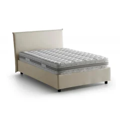 Letto piazza e mezza Alush, con materasso Cm 120x190 incluso,<Dmora Hot