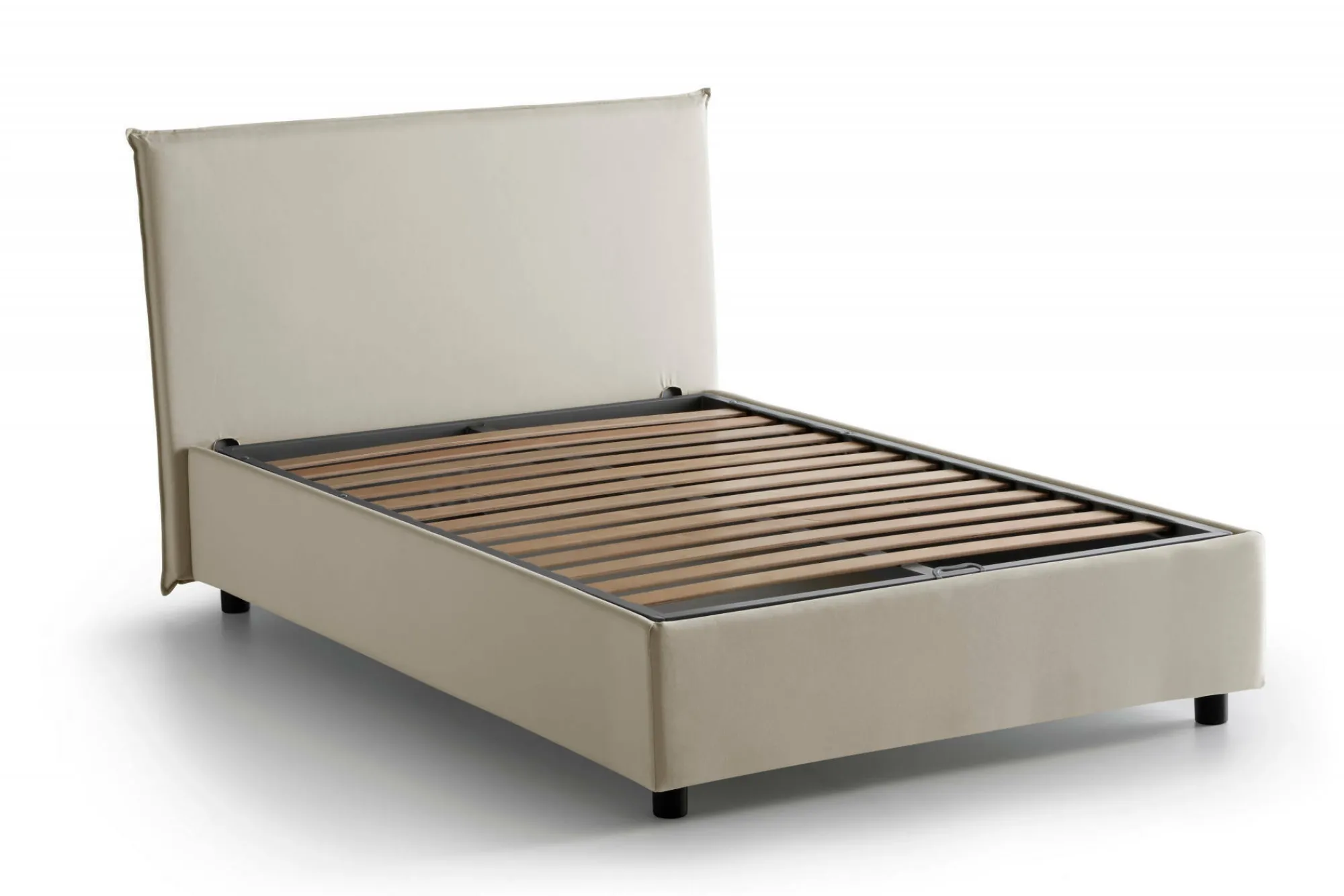 Letto piazza e mezza Alush, con materasso Cm 120x190 incluso,<Dmora Hot