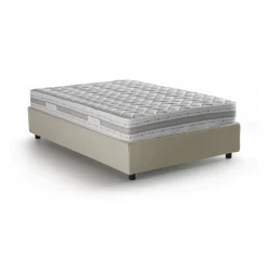 Letto piazza e mezza Alvise, con materasso Cm 120x190 incluso,<Dmora Hot