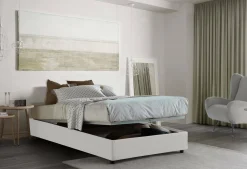 Letto piazza e mezza Alvise, con materasso Cm 120x190 incluso,<Dmora Store