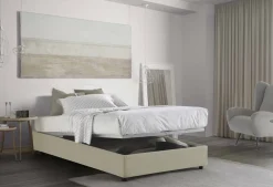 Letto piazza e mezza Alvise, con materasso Cm 120x190 incluso,<Dmora Hot