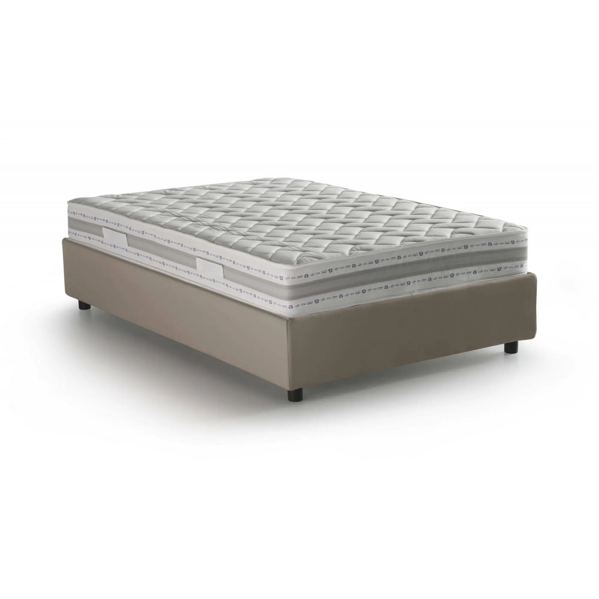 Letto piazza e mezza Anahi, con materasso Cm 120x190 incluso,<Dmora Hot