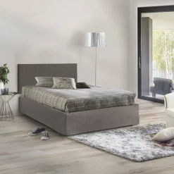 Letto piazza e mezza Anas, adatto a materasso da Cm 120x190,<Dmora Outlet