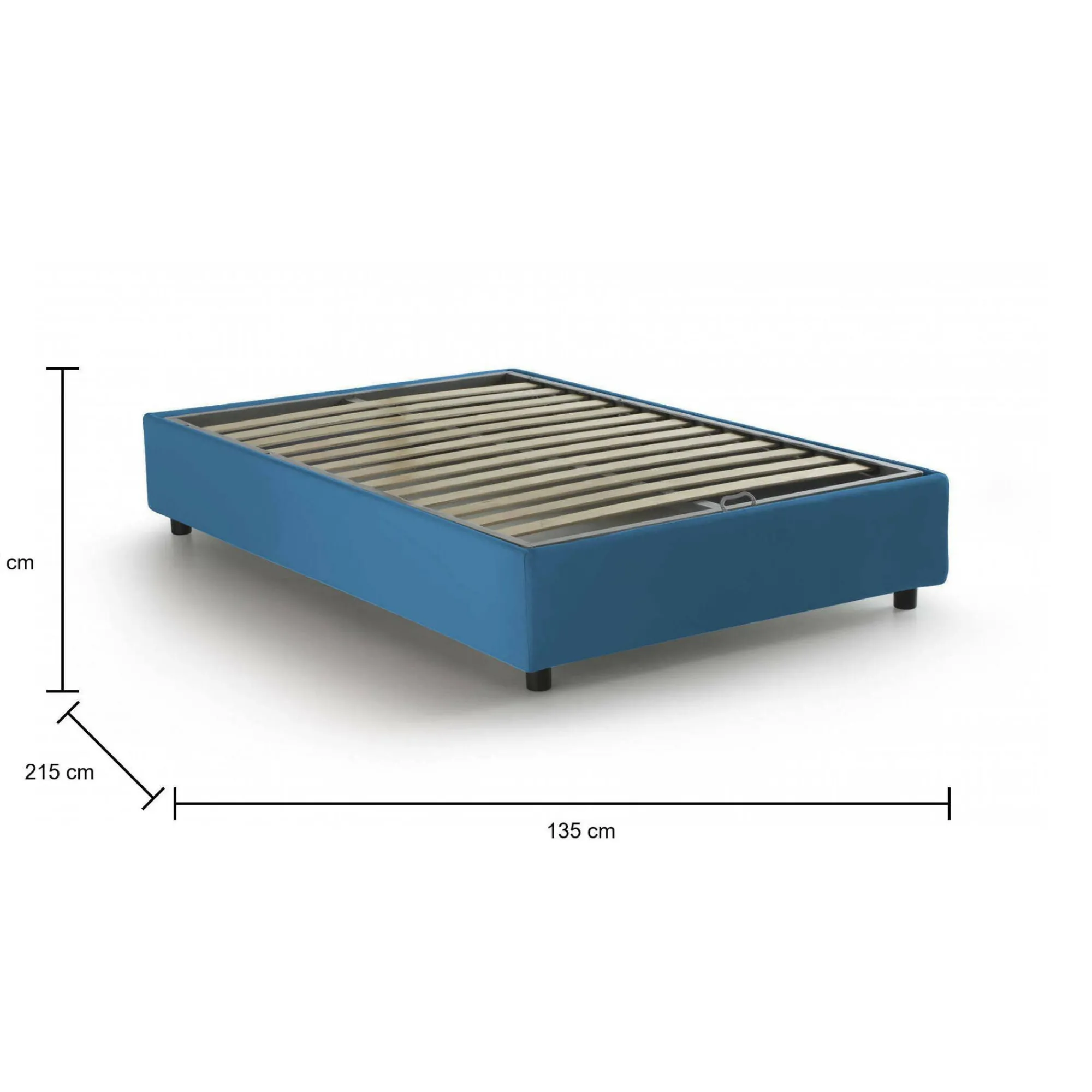 Letto piazza e mezza Andla, adatto per materasso Cm 120x200,<Dmora Flash Sale