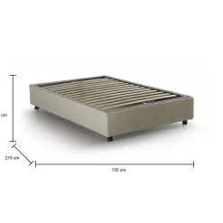 Letto piazza e mezza Andla, adatto per materasso Cm 120x200,<Dmora Flash Sale