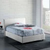 Letto piazza e mezza Anyta, adatto per materasso Cm 120x190,<Dmora Online