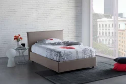 Letto piazza e mezza Anyta, adatto per materasso Cm 120x190,<Dmora New