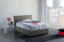 Letto piazza e mezza Anyta, adatto per materasso Cm 120x190,<Dmora Discount