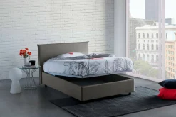 Letto piazza e mezza Anyta, adatto per materasso Cm 120x190,<Dmora Discount