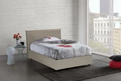Letto piazza e mezza April, adatto per materasso Cm 120x200,<Dmora Shop