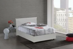 Letto piazza e mezza April, adatto per materasso Cm 120x200,<Dmora Best