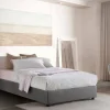 Letto piazza e mezza Ariba, adatto per materasso Cm 120x190,<Dmora New