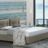 Letto piazza e mezza Arieta, con materasso Cm 120x190 incluso,<Dmora Fashion